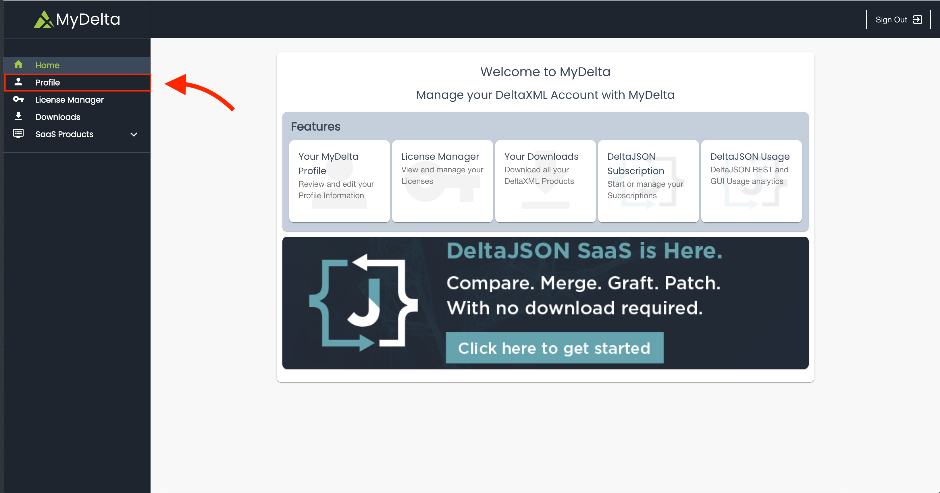MyDelta Update screenshot
