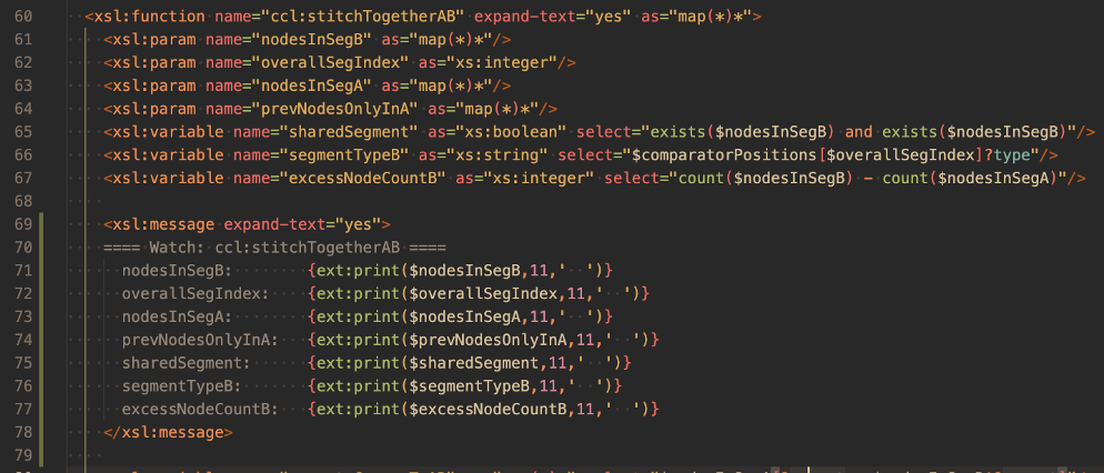 Debugging command-line example