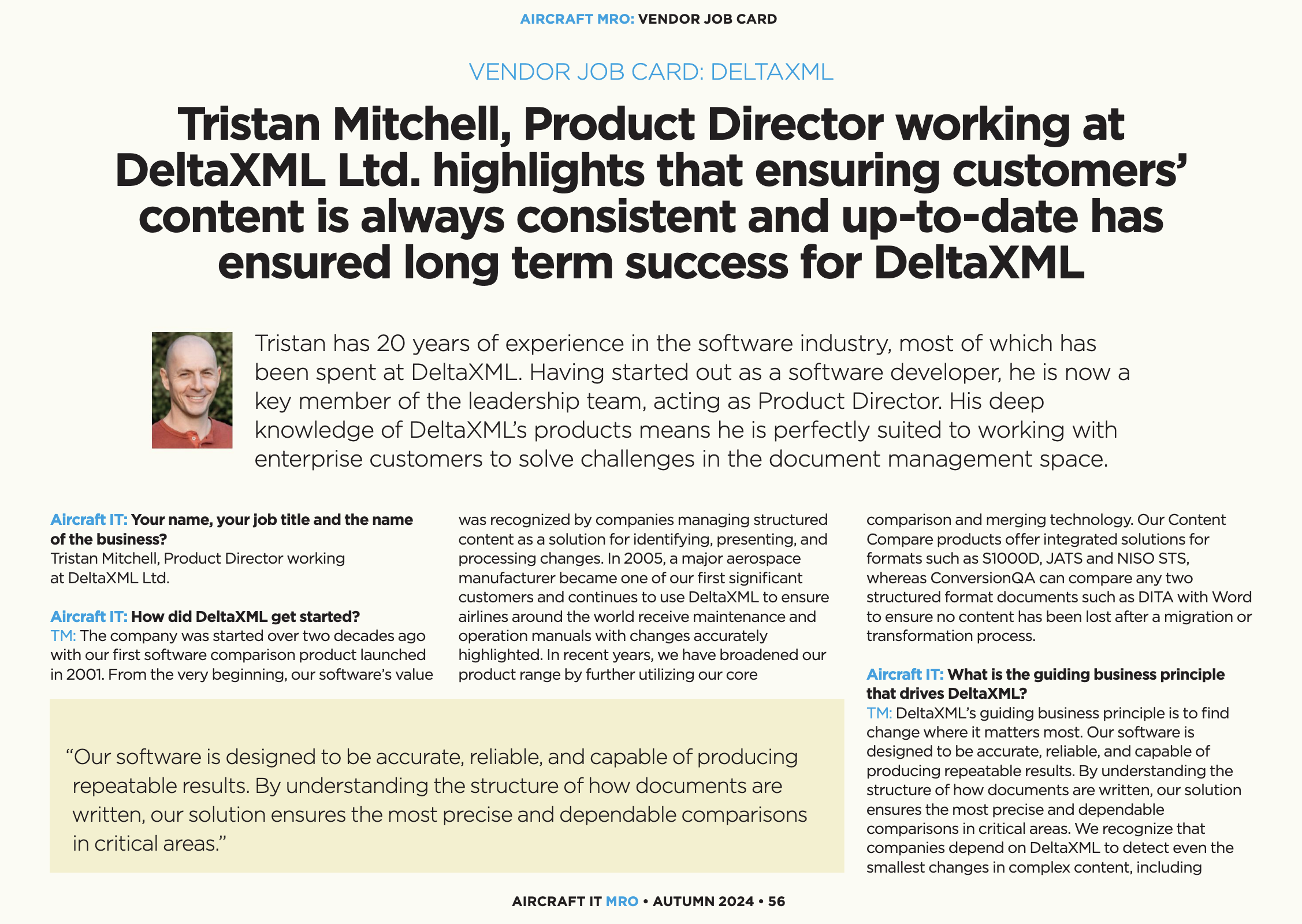 Featured article screenshot